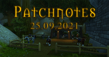 Patchnotes 25.09.2021